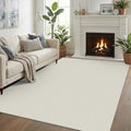 EARTHALL Washable Area Rug, Non Slip Living Room Rug, 5x7 Ft, Cream/Grayish by Unknown