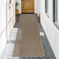HIYARD Sturdy Front Door Mat, Absorbent Muddy Dirt Resist Welcome Door Mats Outdoor Indoor, Stain and Fade Resistant, Non-Slip Rubber Backing Low Profile Doormat for Entryway, 72×24, Beige by HIYARD