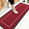 OLANLY Front Door Mat Outside 47x17, All-Season Heavy-Duty Rubber Doormat by OLANLY