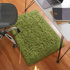 Ophanie Small Rug Washable Non Slip Throw Bedside Area Rugs, Fluffy Soft Green Mini Bedroom Carpet, Affordable Door Entryway Indoor Inside Front Entrance Dog 2x3 Mat, Home Decor Aesthetic, Nursery - Image 5