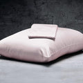 LUXOME 100% Rayon (Viscose) from Bamboo Pillowcase Set (King) | 400 Thread Count | Moisture-Wicking | Envelope Closure | Blush