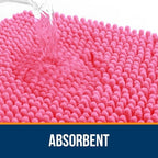 OLANLY Large Bathroom Rugs 47x32, Extra Soft Absorbent Chenille Bath Rugs - Image 4
