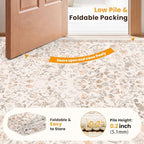 SameBed 4x6 Area Rug Living Room, Vintage Washable Carpet Cream Beige - Image 6