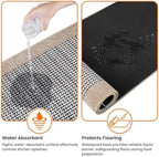 StepRite Kitchen Rugs, Kitchen Mats for Floor, 96"x20" Non-Slip Machine-Washable Kitchen Throw Rug, Absorbent Runner Rugs Office, Sink Standing Desk Mat, Decor Carpet, Khaki - Image 5