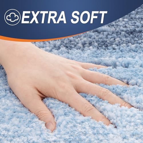 OLANLY Bathroom Runner Rug 47x20, Extra Soft Absorbent Microfiber Bath Rugs - Image 2