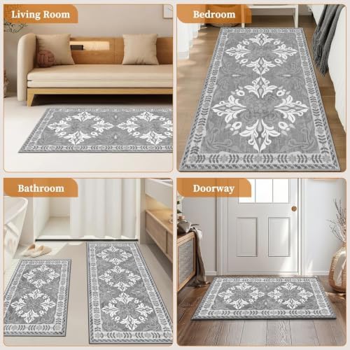 Kitchen Rugs Set of 3, Non Slip Washable Floor Mats with Water Absorbent - Image 7