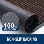 OLANLY 2-Pack Front Door Mats 47x32, Waterproof Heavy-Duty Doormats - Image 3