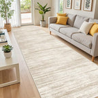 2'6 x 10' Runner Rug Non Slip,Washable Kitchen Rugs,Brown - Image 3