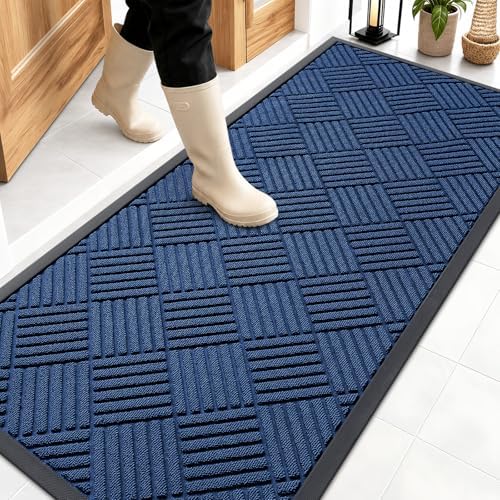 OLANLY Front Door Mat Outside Entrance 59x23, Waterproof Heavy-Duty Doormat by OLANLY