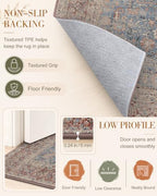 OLANLY 9x12 Washable Area Rug, Soft Non Slip Carpet for Bedroom Living Room - Image 7