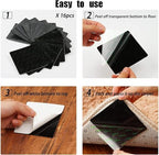 16PCS Grippers of Rug Pad, Non-Slip Rug Tape for Hardwood & Tile - Image 2