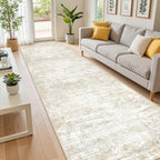 2'6 x 10' Runner Rug Non Slip,Washable Kitchen Rugs,Brown - Image 5