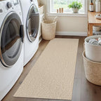EARTHALL Washable Runner Rug, Non Slip Entry Runner, 2x5 Ft, Sand/Beige - Image 6