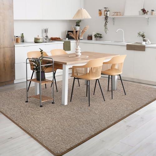 AROGAN 2x6 Runner Rug for Hallway, Long Runner Rugs Non Slip, Matte Brown - Image 7
