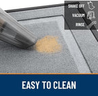 OLANLY Front Door Mat Outside 47x17, All-Season Heavy-Duty Rubber Doormat - Image 5