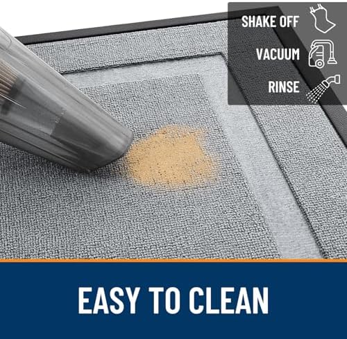 OLANLY Front Door Mat Outside 71x47, All-Season Heavy-Duty Rubber Doormat - Image 5