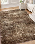 OLANLY 4x6 Washable Area Rug, Soft Non Slip Carpet for Bedroom Living Room by OLANLY