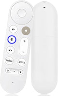 New Replacement Voice Remote Control for Chromecast-Google-TV 4K/ HD, for Google TV Streamer 4K Box, with Voice Function, with 2 Shortcut Buttons