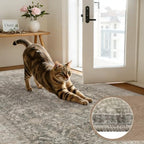 Washable Area Rugs 2x4: Living Room Bedroom Carpet Warm Taupe - Image 7