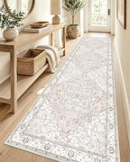 OLANLY 2'6"x12' Washable Runner Rug, Non Slip Carpet for Hallway Kitchen by OLANLY