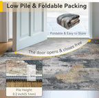 RELEANY Washable 6'x9' Abstract Area Rug for Living Room Ash Brown - Image 6