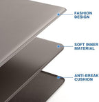 StepRite Kitchen Mats for Floor, 2-Piece Anti-Fatigue Kitchen Rugs, Khaki - Image 5