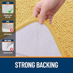 OLANLY Bathroom Runner Rugs 45x27, Extra Soft Absorbent Chenille Bath Rugs - Image 6