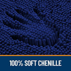 OLANLY Toilet Rugs U-Shaped 20x20, Soft Absorbent Chenille Contour Rugs - Image 3