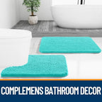 OLANLY Large Bathroom Rugs 40x32, Extra Soft Absorbent Chenille Bath Rugs - Image 7