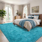 6x9 Large Blue Fluffy Soft Area Rug Non-Slip for Kids Bedroom Nursery - Image 3