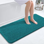OLANLY Bathroom Runner Rugs 47x20, Extra Soft Absorbent Chenille Bath Rugs by OLANLY
