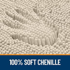 OLANLY Large Bathroom Rugs 47x32, Extra Soft Absorbent Chenille Bath Rugs - Image 3