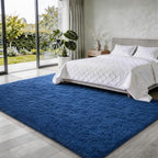 Ophanie 5x7 Blue Rugs for Living Room,Kids Rug,Playroom Navy Area Rugs for Boys Girls Teen Decor,Fluffy Fuzzy Soft Plush Shaggy Bedside Floor Bedroom Carpet for Teen with Over 99 pcs Pile fibers by Ophanie