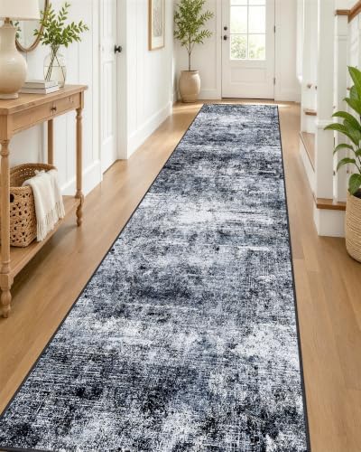 OLANLY 2'6"x14' Washable Runner Rug, Non Slip Carpet for Hallway Kitchen by OLANLY