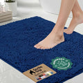 GORILLA GRIP Bath Rug Mat for Bathroom, Absorbent Chenille 44x26 Royal Blue by GorillaGrip