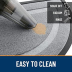 OLANLY Half Circle Front Door Mat Outside 47x32 All-Season Rubber Doormat - Image 5