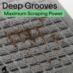 GORILLA GRIP® HydroABSORB Door Mat for Indoor Outdoor Use, 35x23 Gray - Image 4