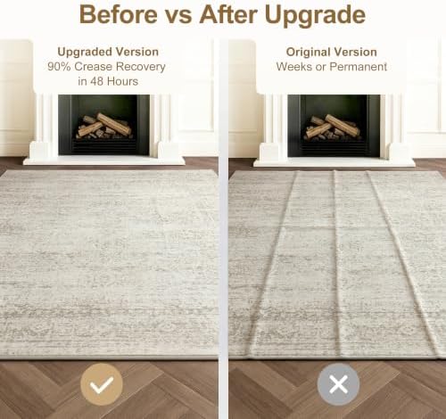 Washable Rugs 10x14 Area Rugs for Living Room,Bedroom,Dining Room Carpet - Image 4