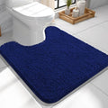 OLANLY Toilet Rugs U-Shaped 24x24, Soft Absorbent Chenille Contour Rugs by OLANLY