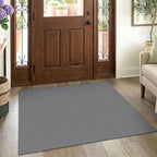 EARTHALL Washable Entryway Rug, Non Slip Area Rug, 3x4 Ft, Dark Gray by Unknown