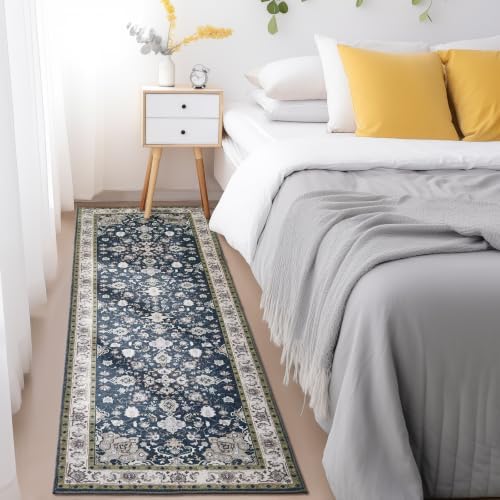 Ophanie Black Wool Area Rugs 2x6 for Bedroom Living Room, Fluffy Shag Fuzzy Carpet, Plush Shaggy Rug, Indoor Carpet for Kids Boys Dorm Home Decor Aesthetic, Nursery with 99 pcs Pile fibers - Image 2