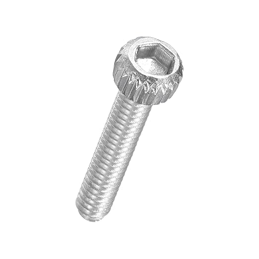 Kozelo 60pcs Socket Head Cap Screws - [M1.4-0.3 x 8mm] 304 Stainless Steel Allen Socket Drive for Electrical Motor 3D Printing Fan Engine Replacement Use, Silver