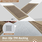 BEQHAUSE Indoor Door Mat 36" x 60", Dirt Trapper Door Mats, Taupe - Image 4