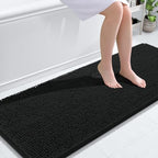 OLANLY Bathroom Runner Rugs 59x24, Extra Soft Absorbent Chenille Bath Rugs by OLANLY