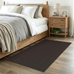 EARTHALL Washable Entryway Rug, Non Slip Doormat, 3x4 Ft, Taupe/Coffee - Image 6