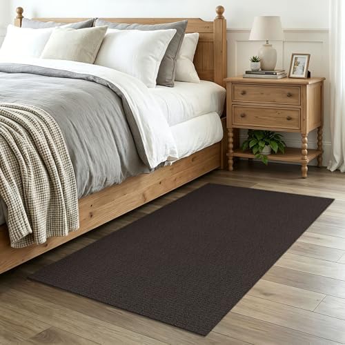 EARTHALL Washable Entryway Rug, Non Slip Doormat, 3x4 Ft, Taupe/Coffee - Image 6