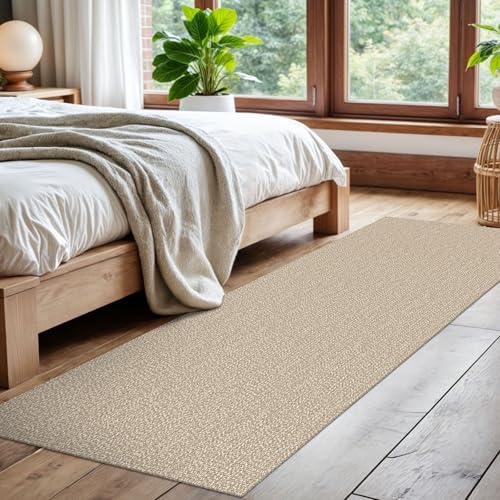 EARTHALL Washable Runner Rug, Non Slip Kitchen Runner, 2x7 Ft, Sand/Beige - Image 6