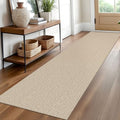 EARTHALL Washable Runner Rug 2x10 Ft Non Slip Runners for Hallways Long Cotton Rubber Backed Kitchen Runner Braided Indoor Floor Carpet Runners for Entryway, Hallway, Kitchen, Send/Beige by Unknown