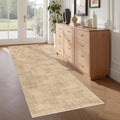 2x6 Runner Rug Non Slip,Washable Hallway Runner Rug,Brown by Restydon