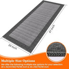 StepRite Kitchen Rugs, Kitchen Mat for Floor, 47"x20" Non-Slip Machine-Washable Commercial Floor Mat, Absorbent Heavy-Duty Rug for Office & Home, Sink Standing Mat, Entryway Carpet, Door Mat, Grey - Image 2